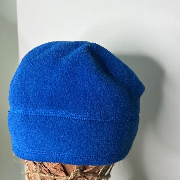Lot of Two (2) kids L.L. bean Blue Fleece Beanies - Picture 3 of 6